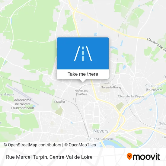 Rue Marcel Turpin map