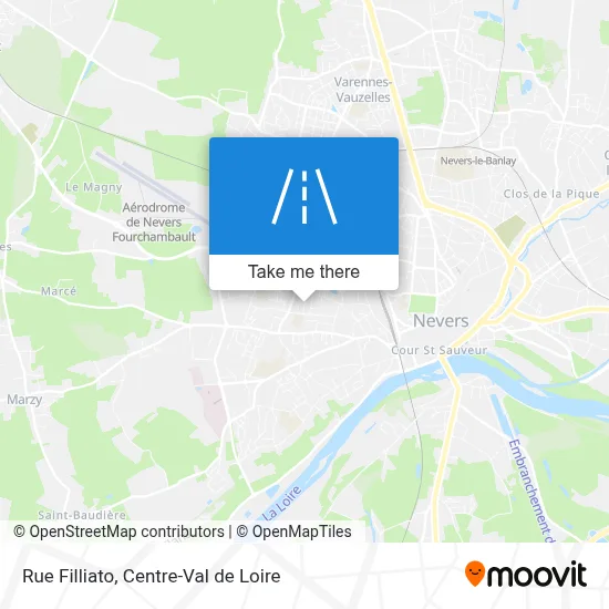Rue Filliato map