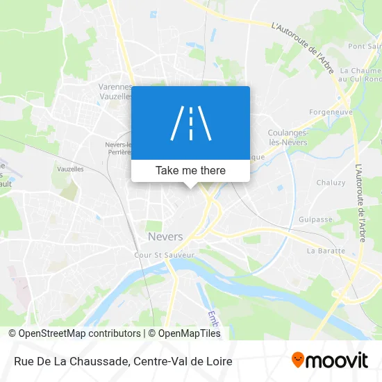Rue De La Chaussade map