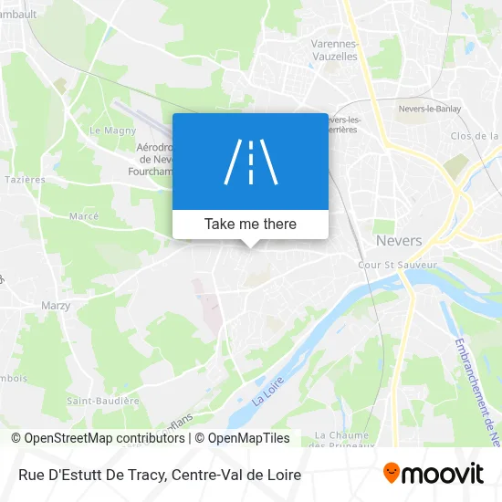 Rue D'Estutt De Tracy map
