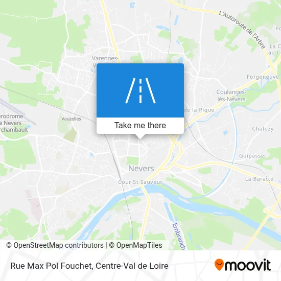 Rue Max Pol Fouchet map