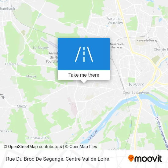 Rue Du Broc De Segange map