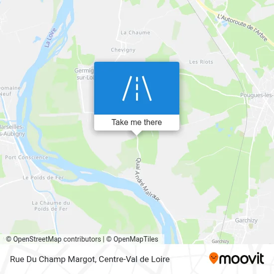 Rue Du Champ Margot map