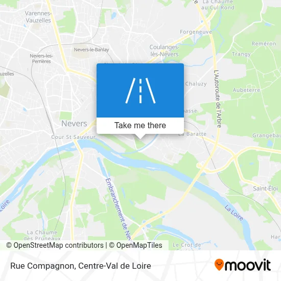 Rue Compagnon map