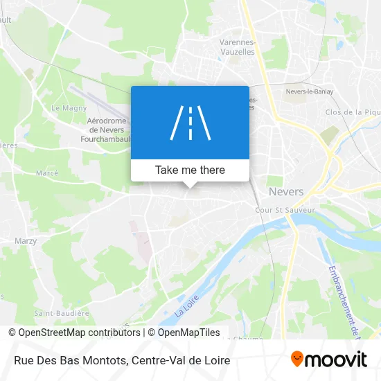 Rue Des Bas Montots map