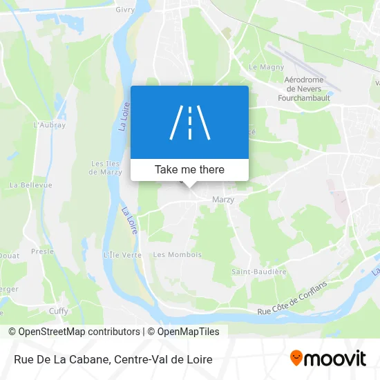 Rue De La Cabane map