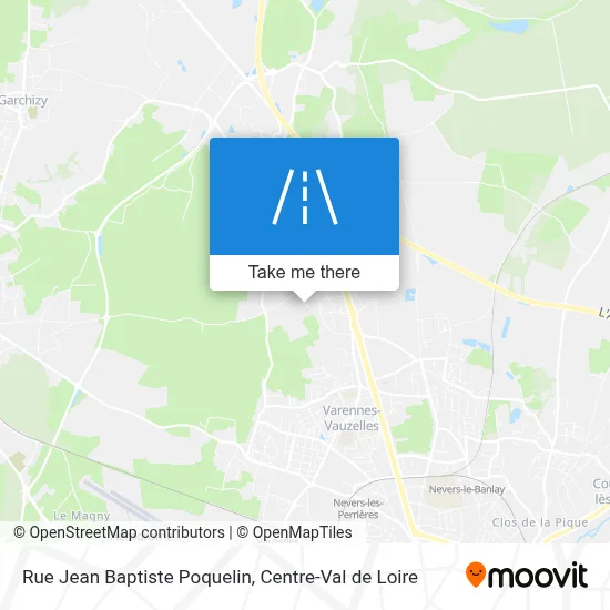 Rue Jean Baptiste Poquelin map