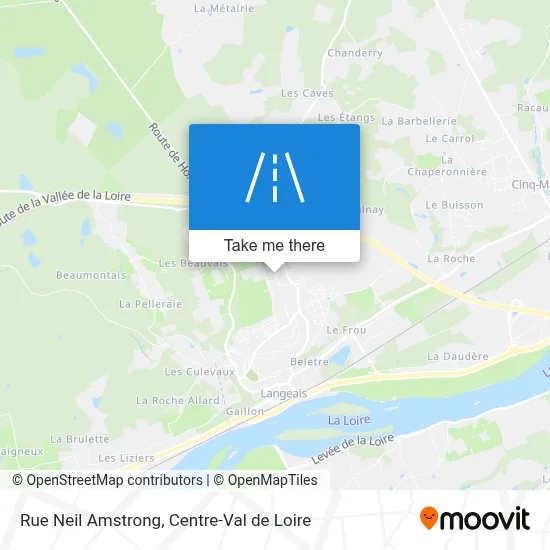 Rue Neil Amstrong map