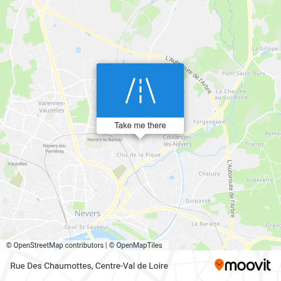 Rue Des Chaumottes map