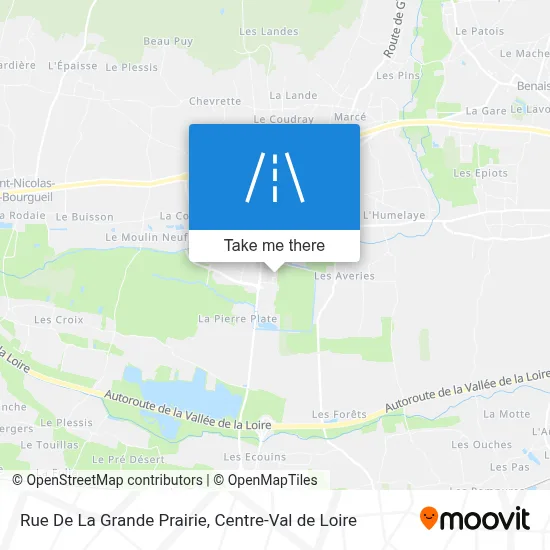 Rue De La Grande Prairie map