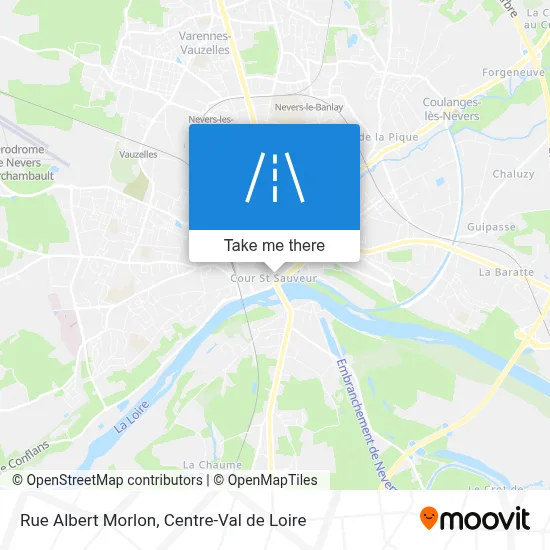 Rue Albert Morlon map