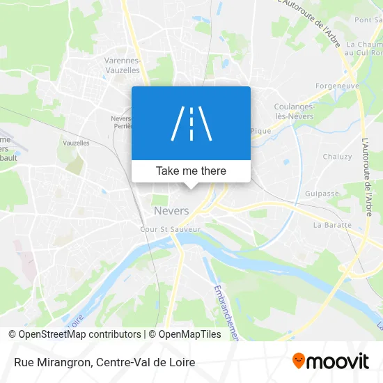 Rue Mirangron map