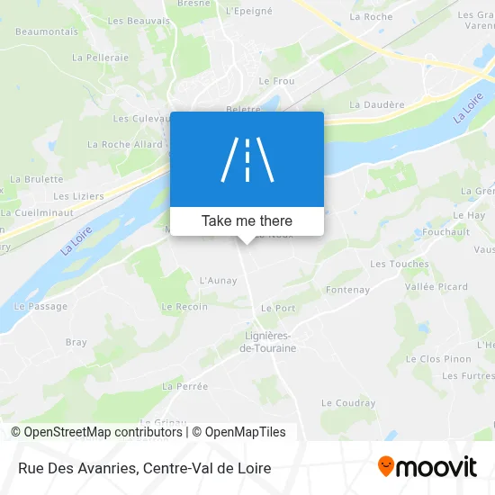 Rue Des Avanries map