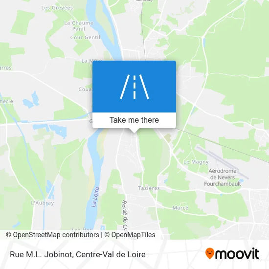 Rue M.L. Jobinot map