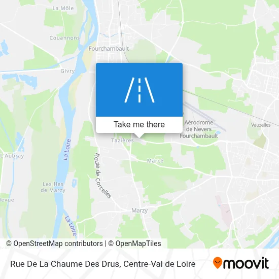 Rue De La Chaume Des Drus map