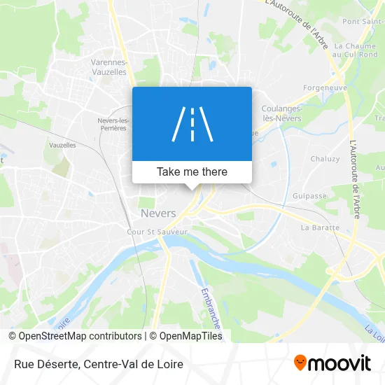 Rue Déserte map