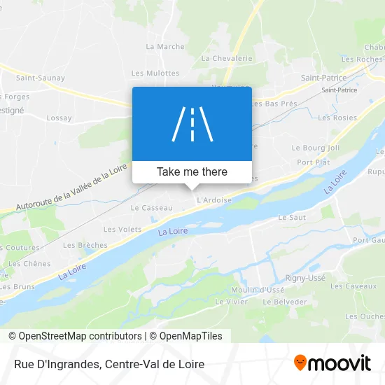 Rue D'Ingrandes map
