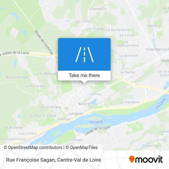 Rue Françoise Sagan map