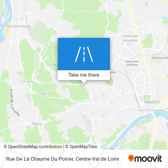 Rue De La Chaume Du Poirier map