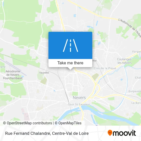 Rue Fernand Chalandre map