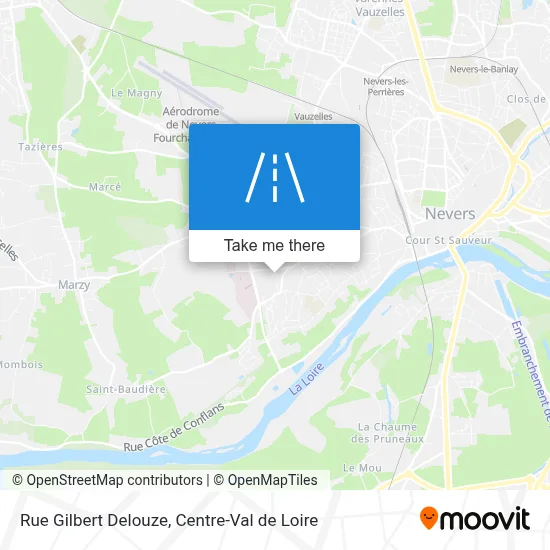 Rue Gilbert Delouze map