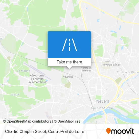 Rue Charlie Chaplin map