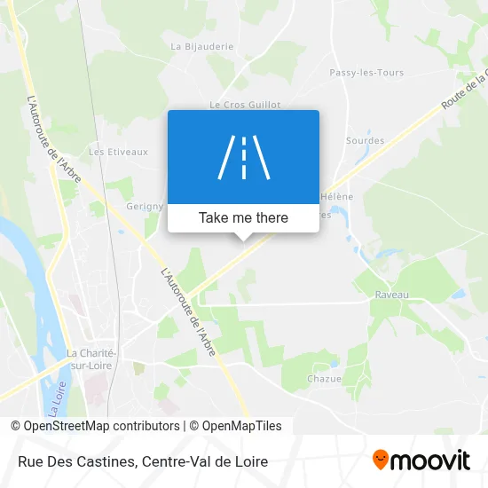 Rue Des Castines map