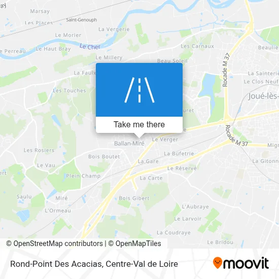 Rond-Point Des Acacias map