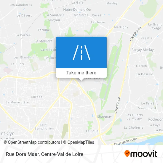 Rue Dora Maar map