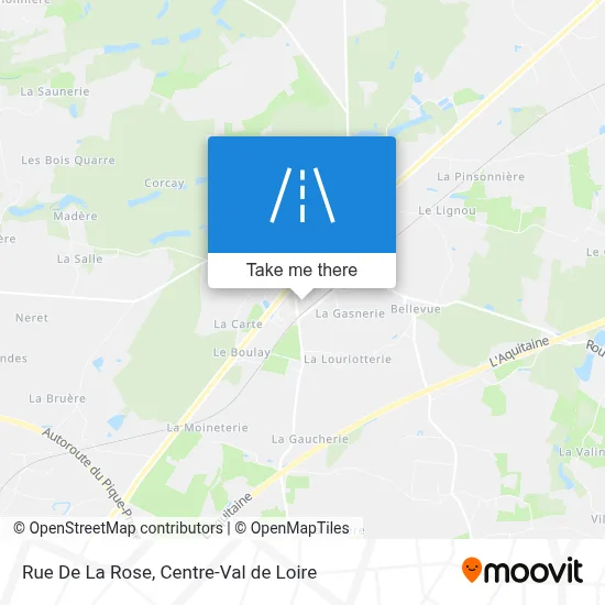 Rue De La Rose map