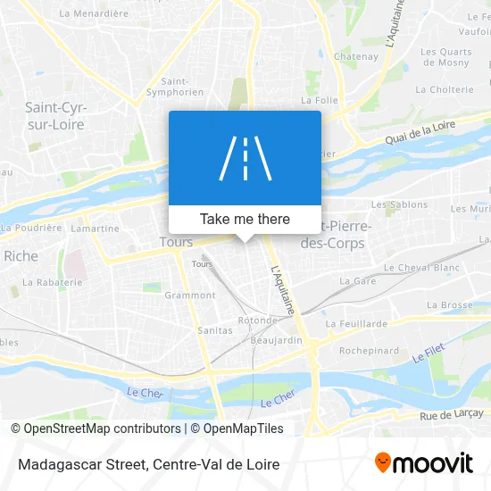 Rue De Madagascar map