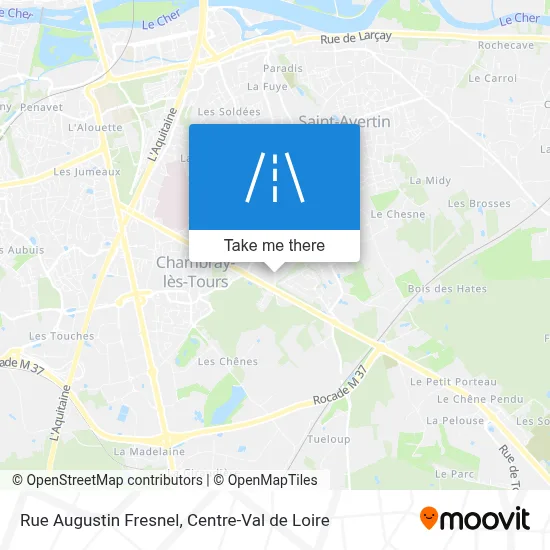 Rue Augustin Fresnel map