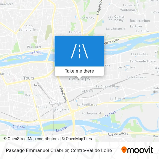 Passage Emmanuel Chabrier map