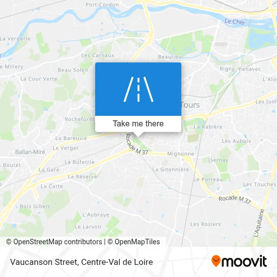Rue Vaucanson map