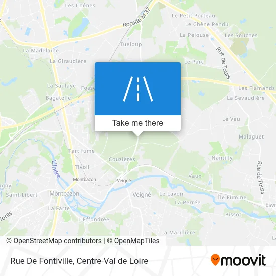 Rue De Fontiville map
