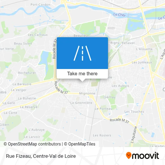 Rue Fizeau map
