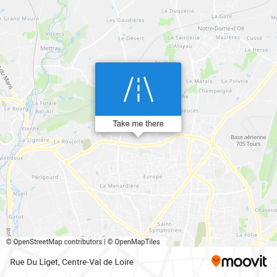 Rue Du Liget map