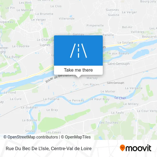 Rue Du Bec De L'Isle map