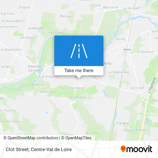Rue Du Clot map