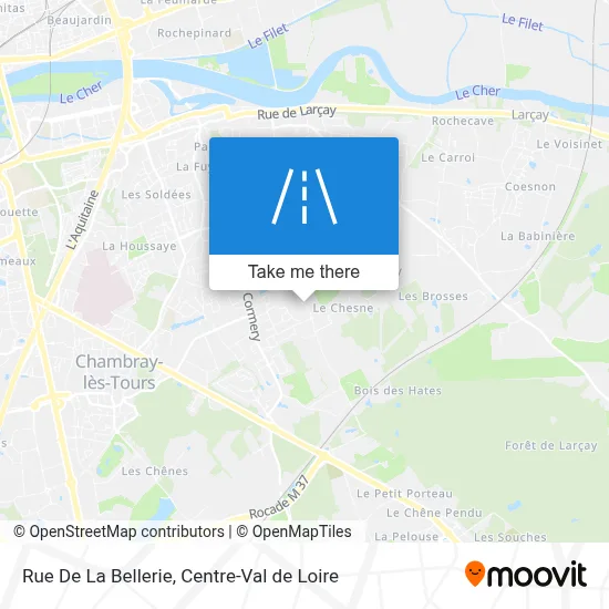 Rue De La Bellerie map