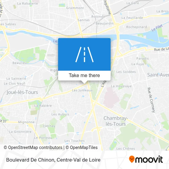Boulevard De Chinon map