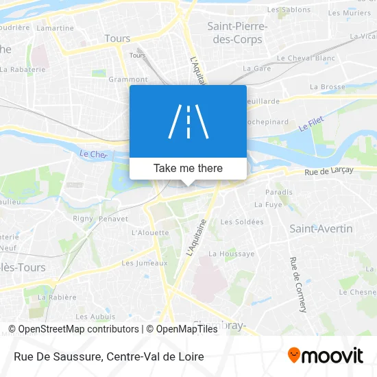 Rue De Saussure map