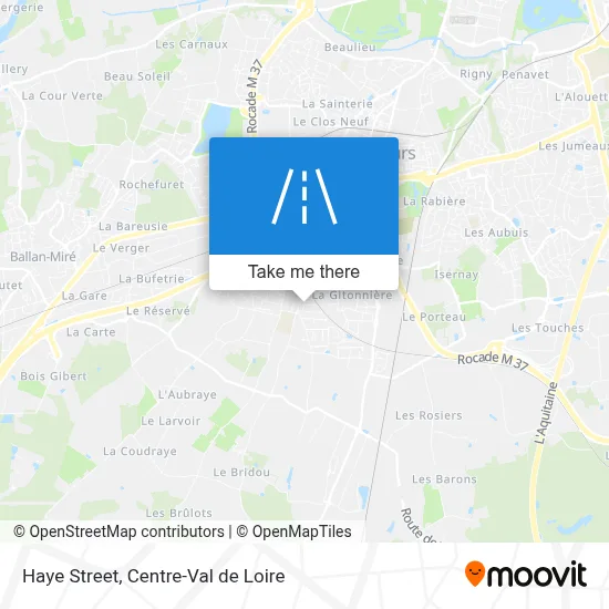 Rue De La Haye map