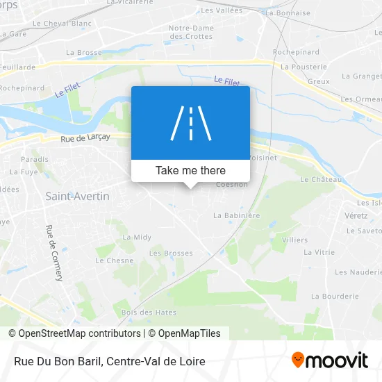 Rue Du Bon Baril map