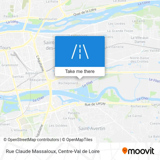 Rue Claude Massaloux map