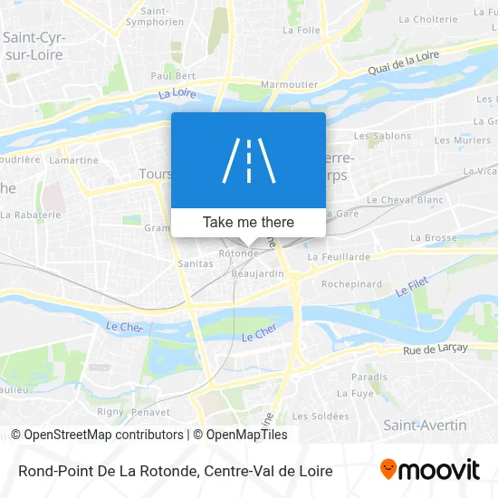 Rond-Point De La Rotonde map