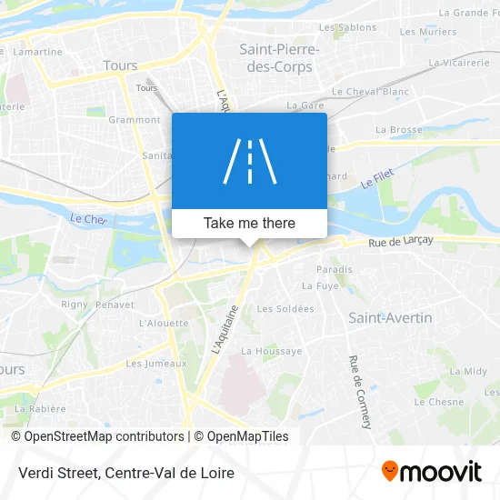 Rue Verdi map