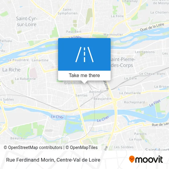 Rue Ferdinand Morin map