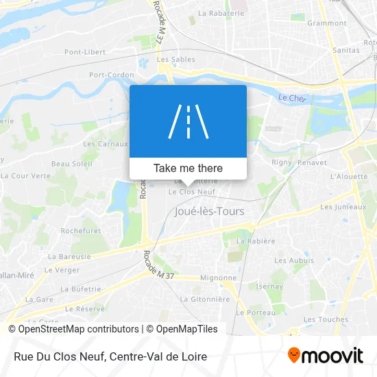Rue Du Clos Neuf map