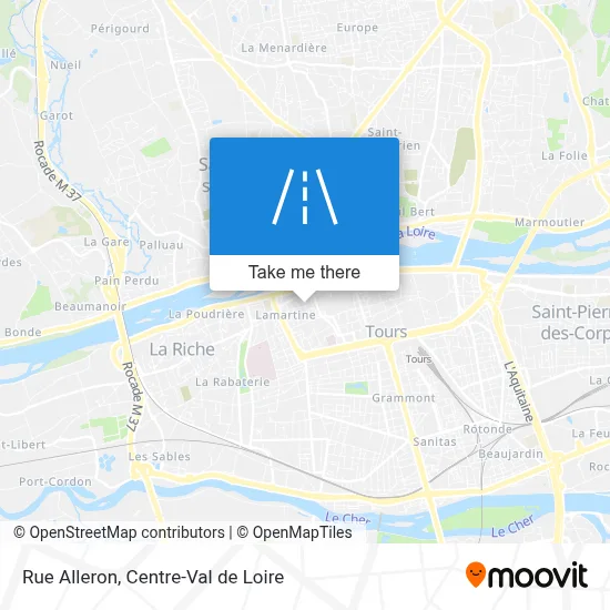 Rue Alleron map